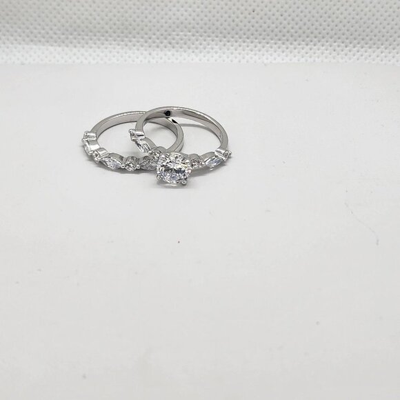 Brand New Sterling Silver 925 2pcs Multi Gemstone Ring - Picture 3 of 5